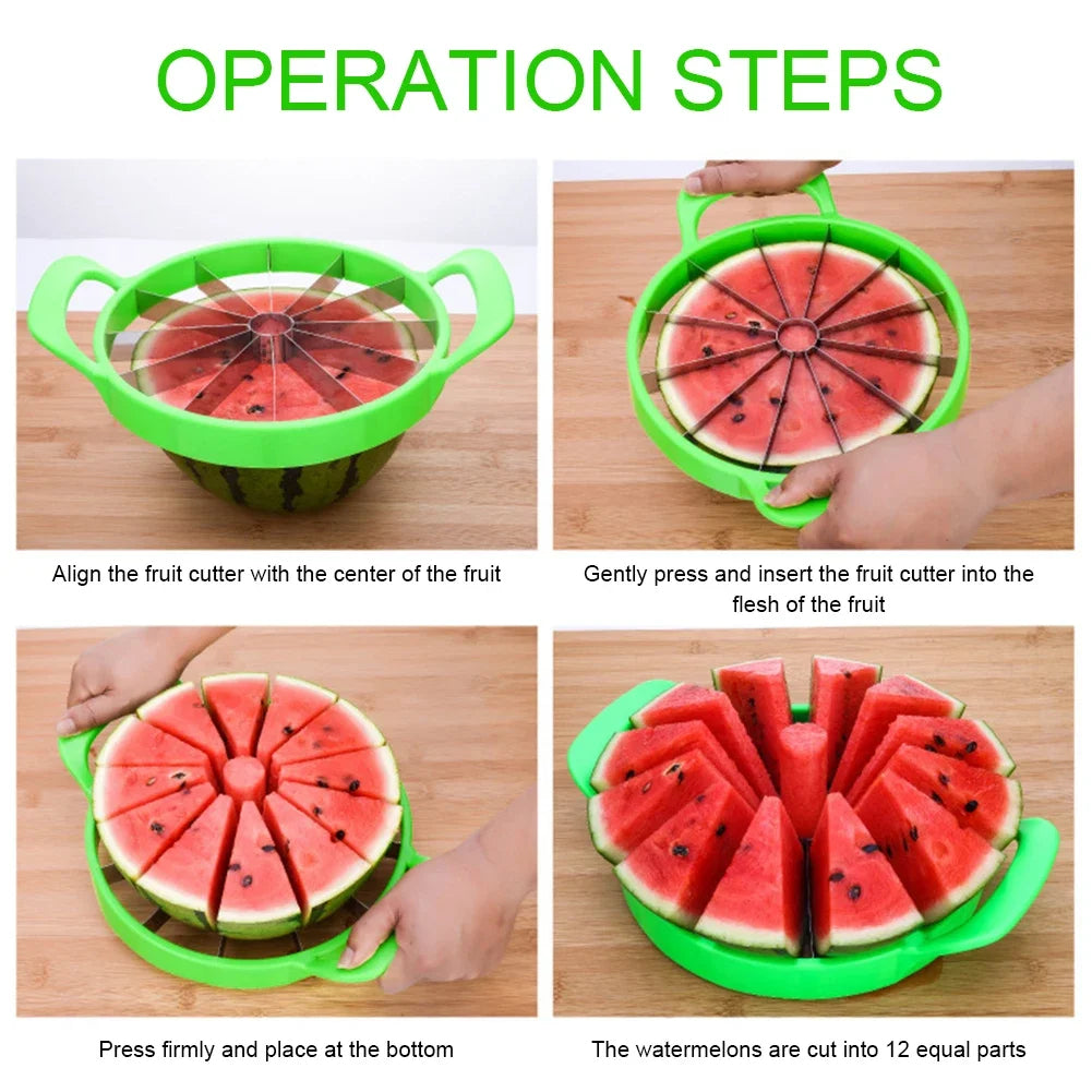 OGMart® Stainless steal Watermelon Slice Cutter